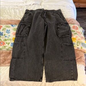 Old Navy Charcoal Flare Jeans
